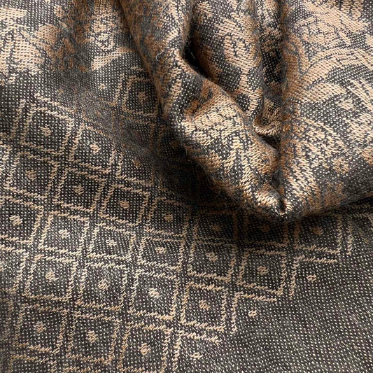 Camel Tweed Look Scarf