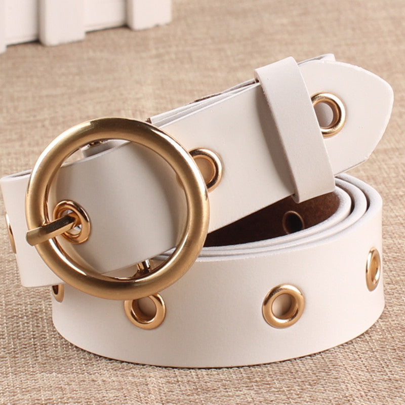 Round Buckle Belt