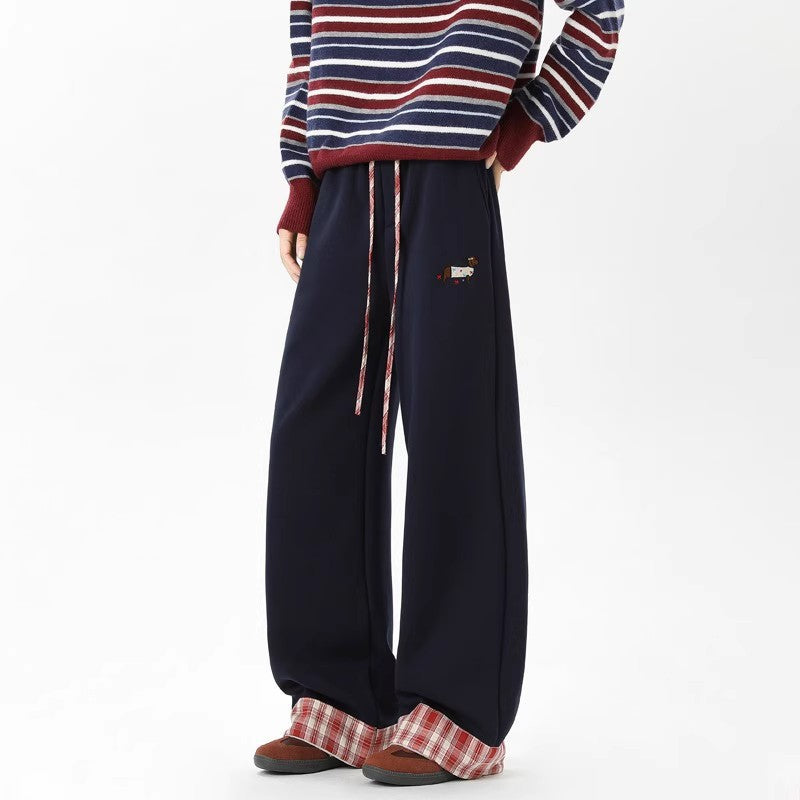 Retro Rolled-up Sweatpants