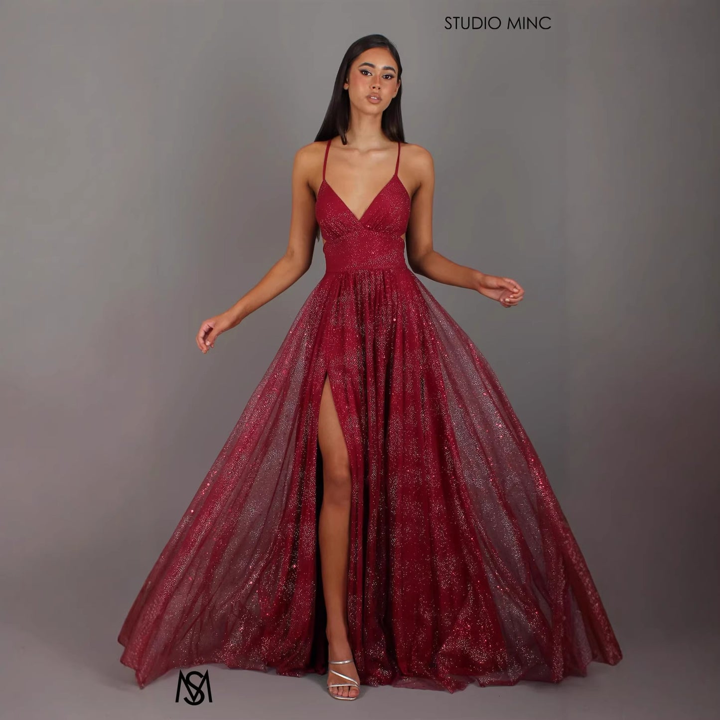 High Waist Extra Long Party Dress