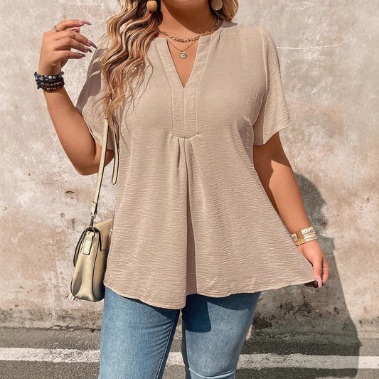 V-neck Chiffon Top