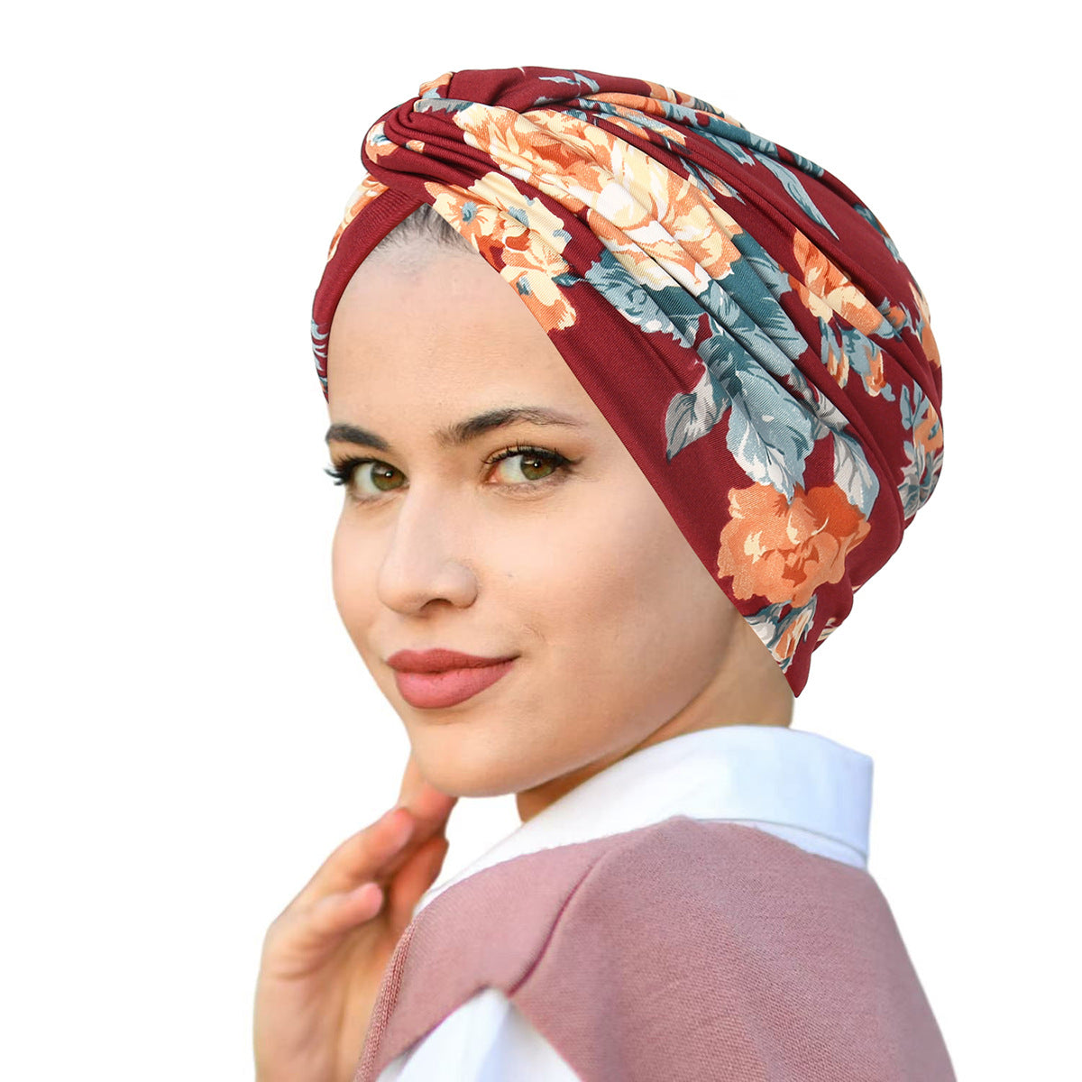 Printed Pullover Travel Hat Versatile Beanies