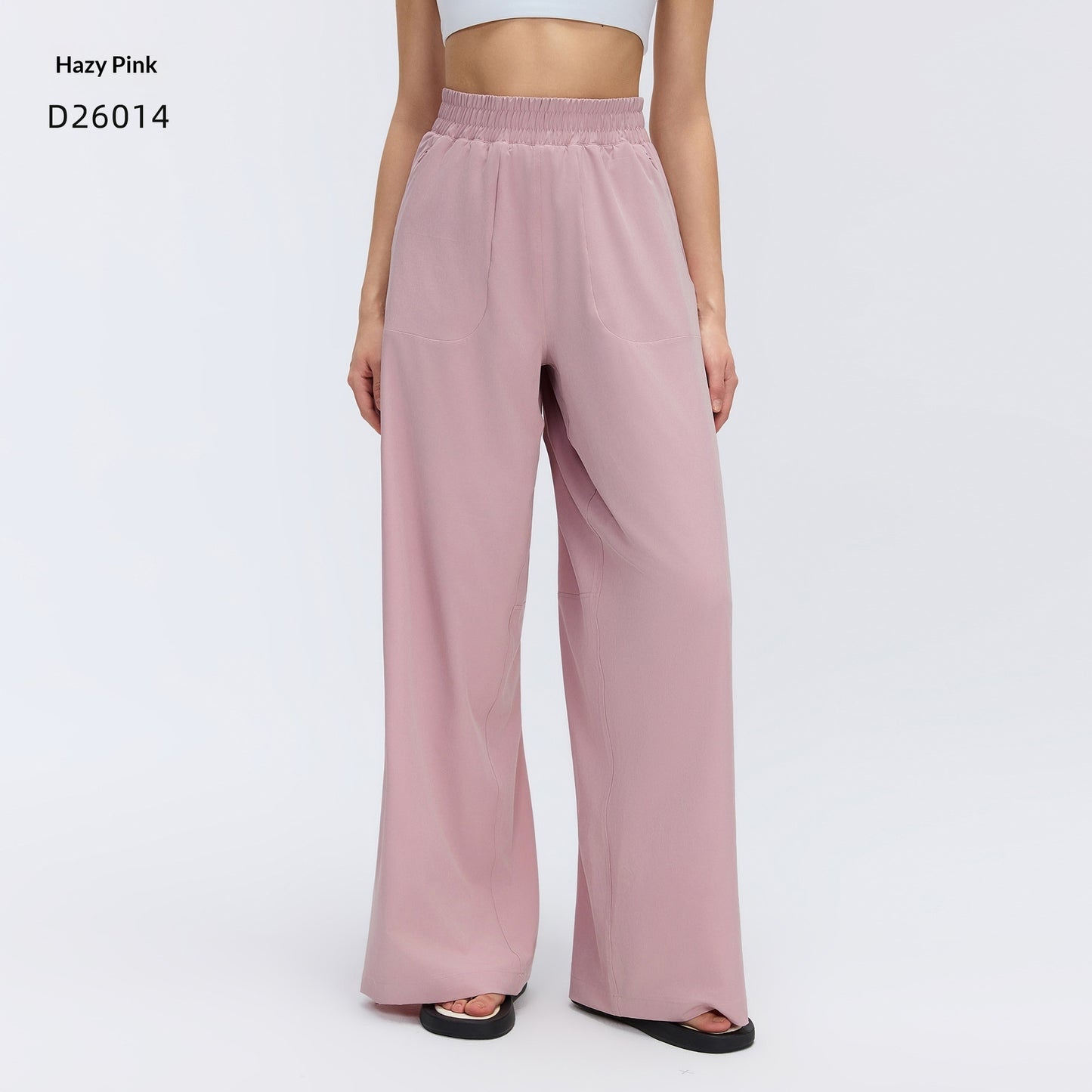 Drawstring Wide-leg Pants