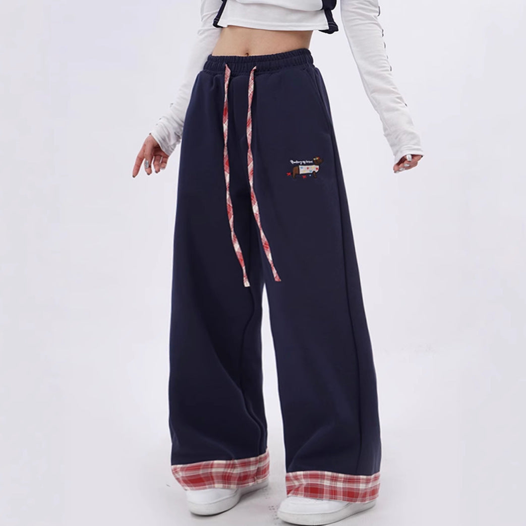 Retro Rolled-up Sweatpants
