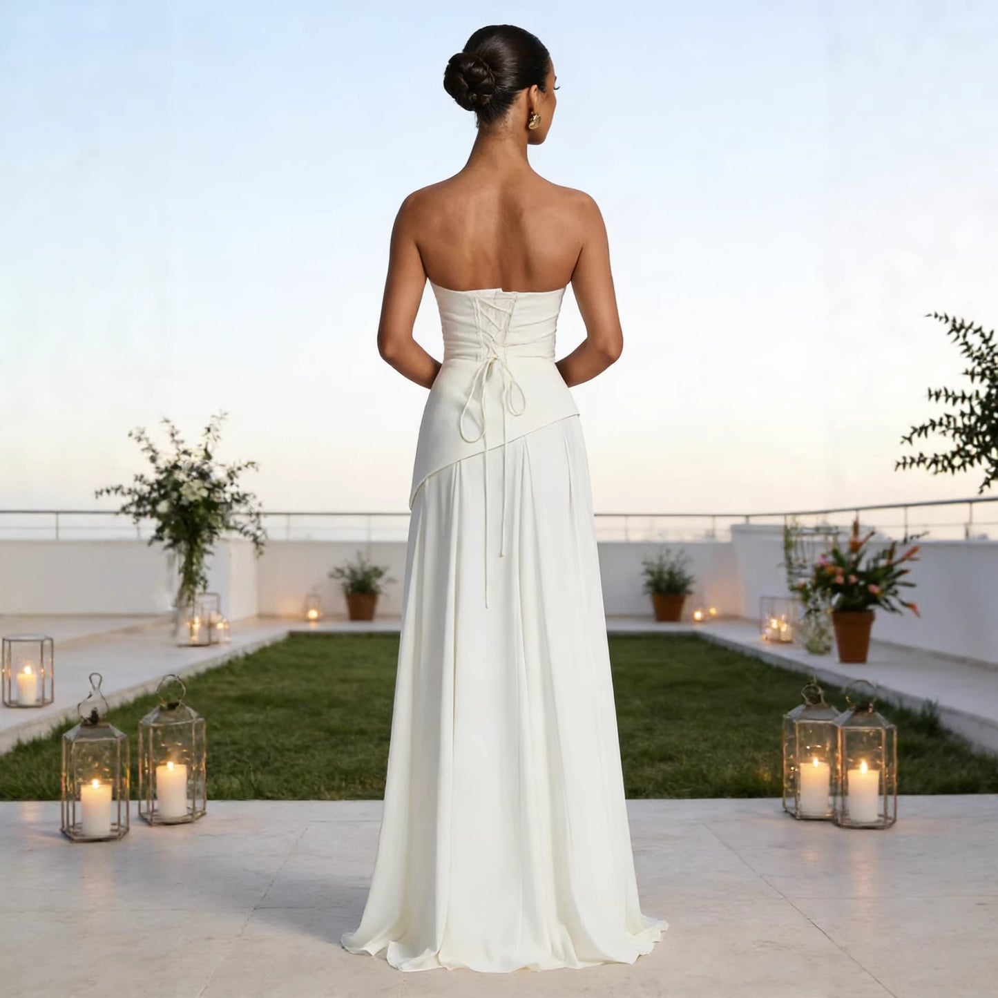 Irregular Bandage Dress