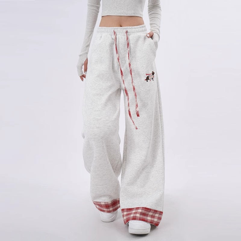 Retro Rolled-up Sweatpants