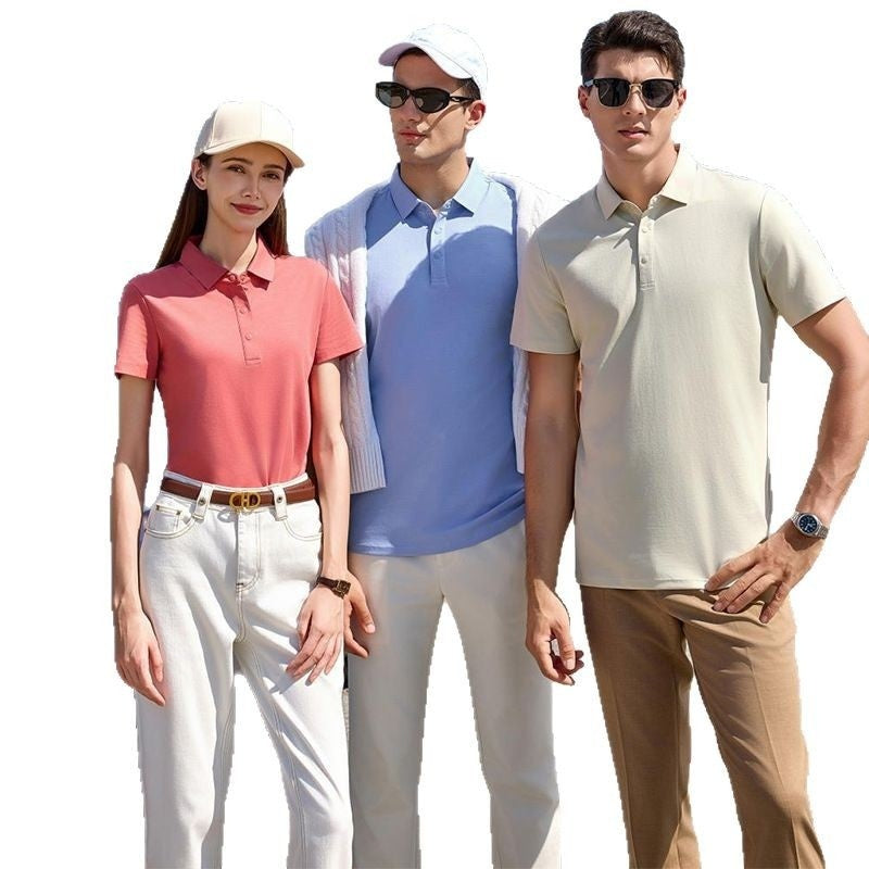 Mercerized Cotton Polo Shirts For Summer
