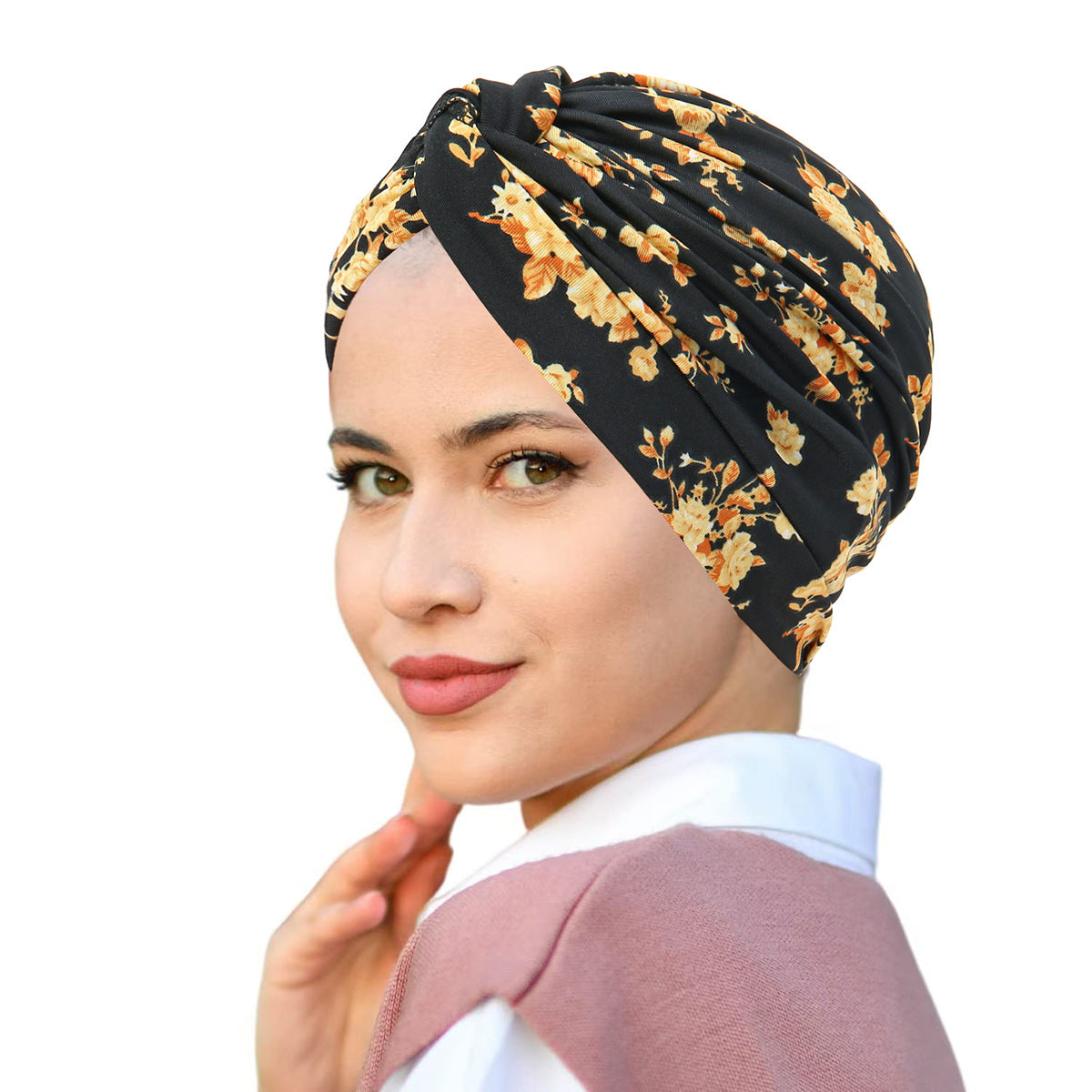 Printed Pullover Travel Hat Versatile Beanies