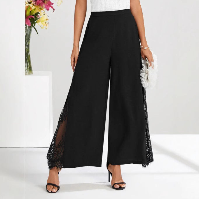 Lace Wide-leg Pants
