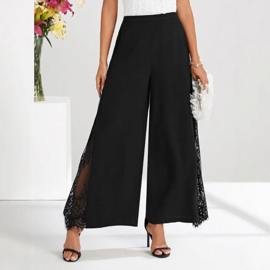 Lace Wide-leg Pants