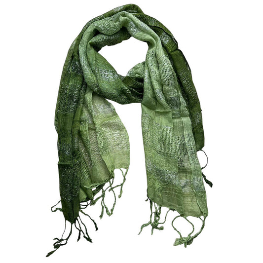 Metallic Shimmer Long Scarf