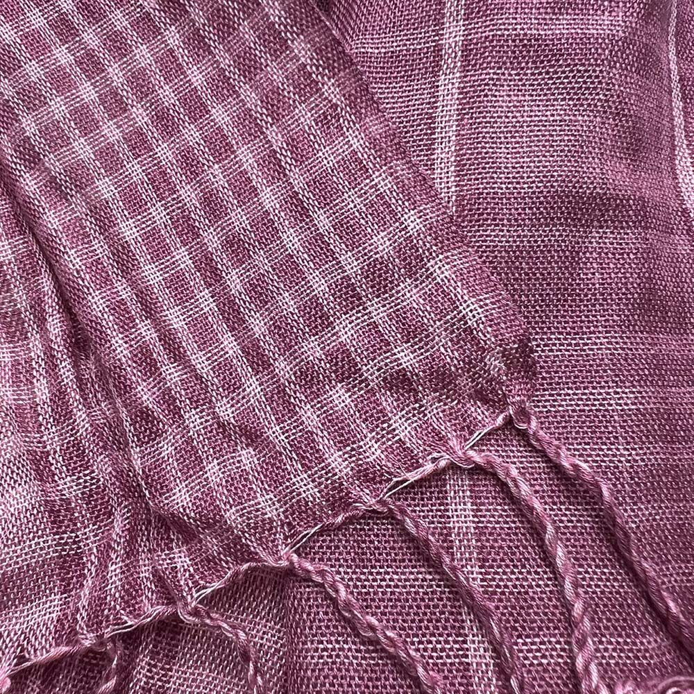 Fuchsia Color Block Scarf
