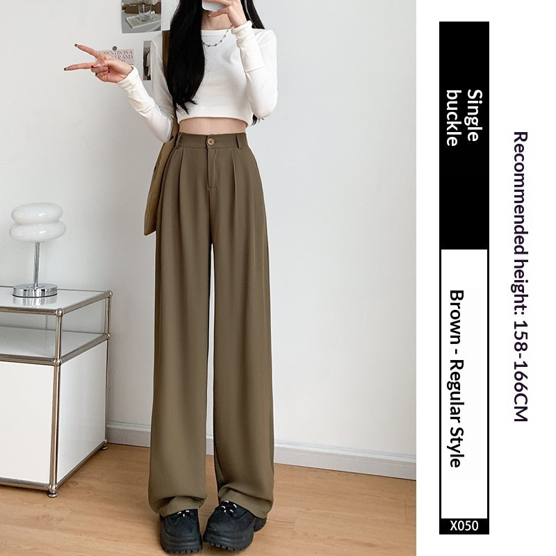 Drapey Straight-Leg Pants