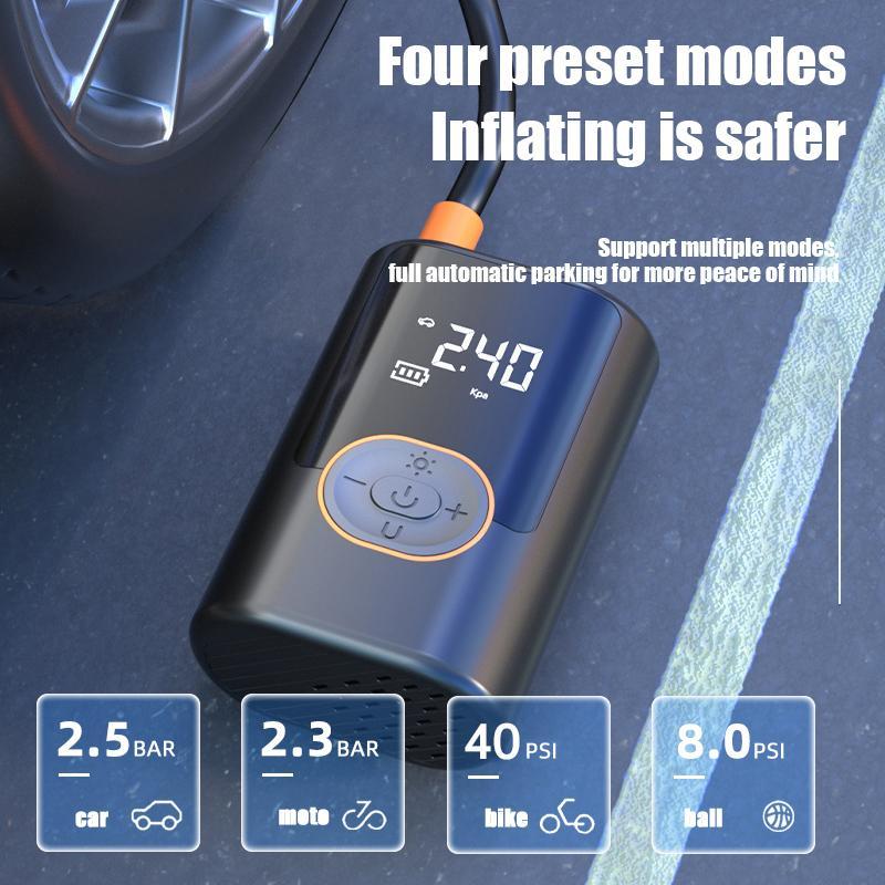 Car Inflation, Basketball, Bicycle Tire Inflation