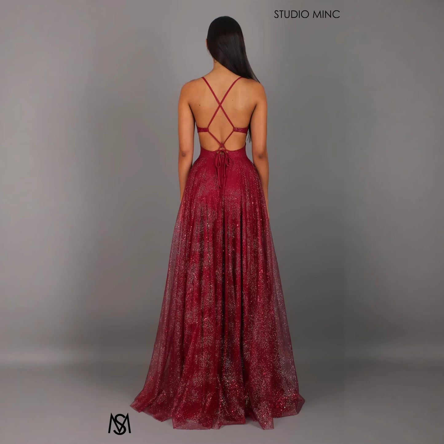 High Waist Extra Long Party Dress