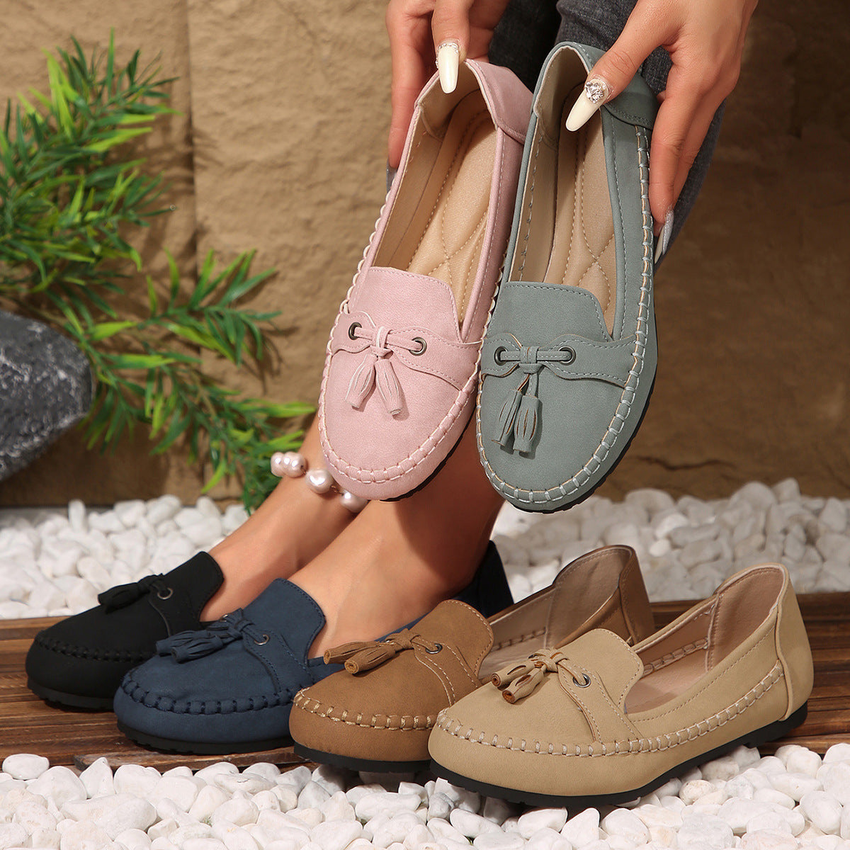 Women's Round Head Loafers