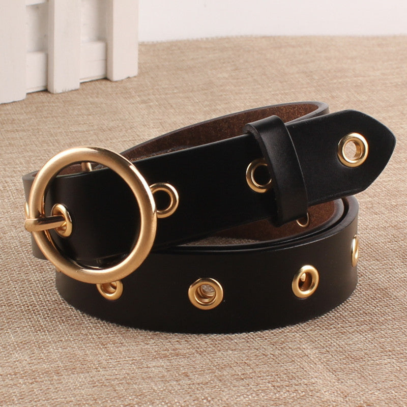 Round Buckle Belt