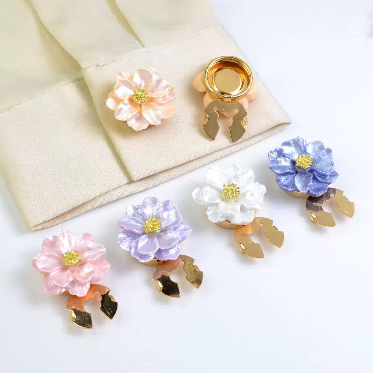 Floral Magnetic Brooch