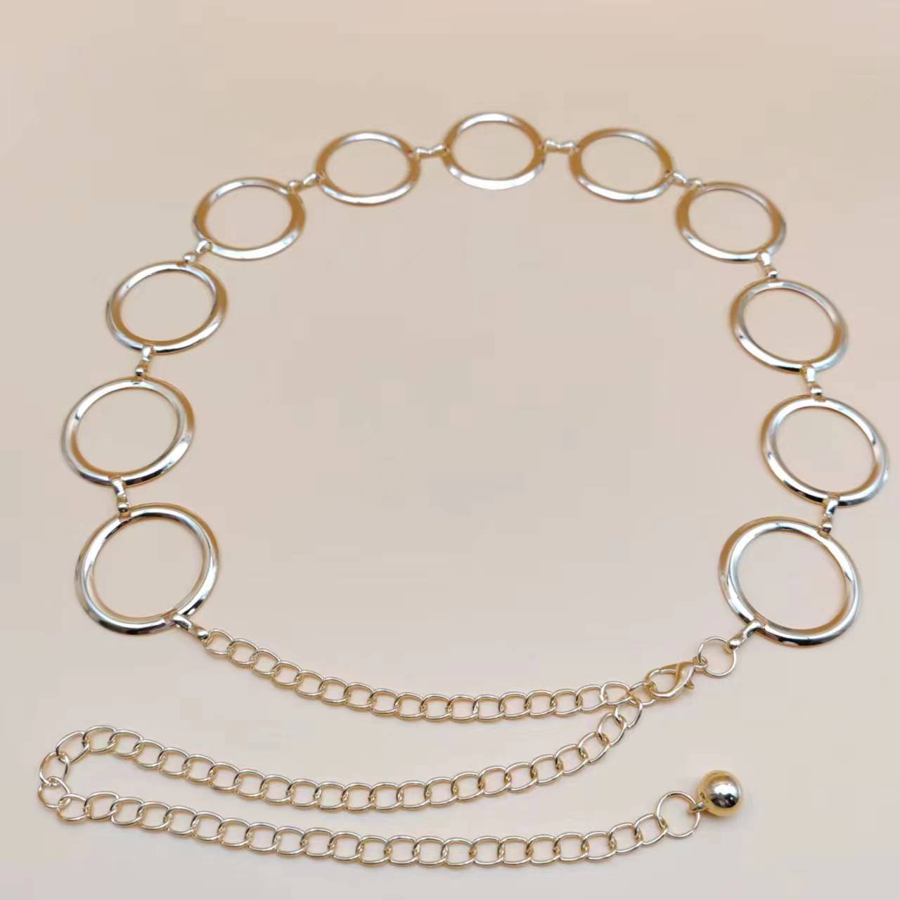 Metal Ring Waist Chain