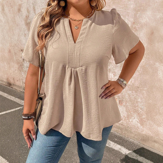 V-neck Chiffon Top