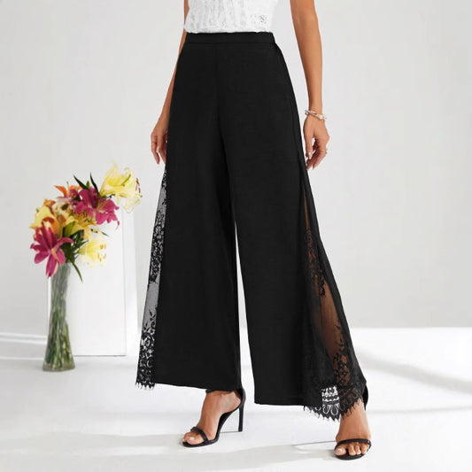 Lace Wide-leg Pants