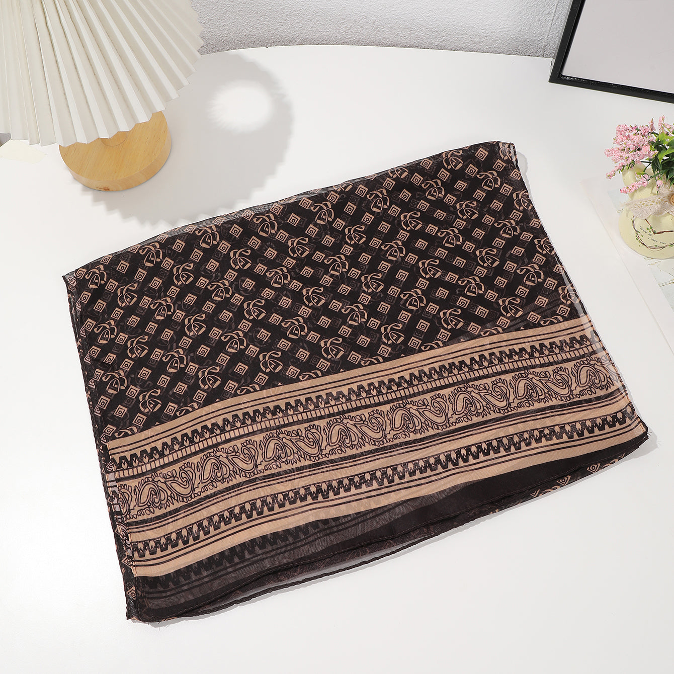 French Geometric Shawl