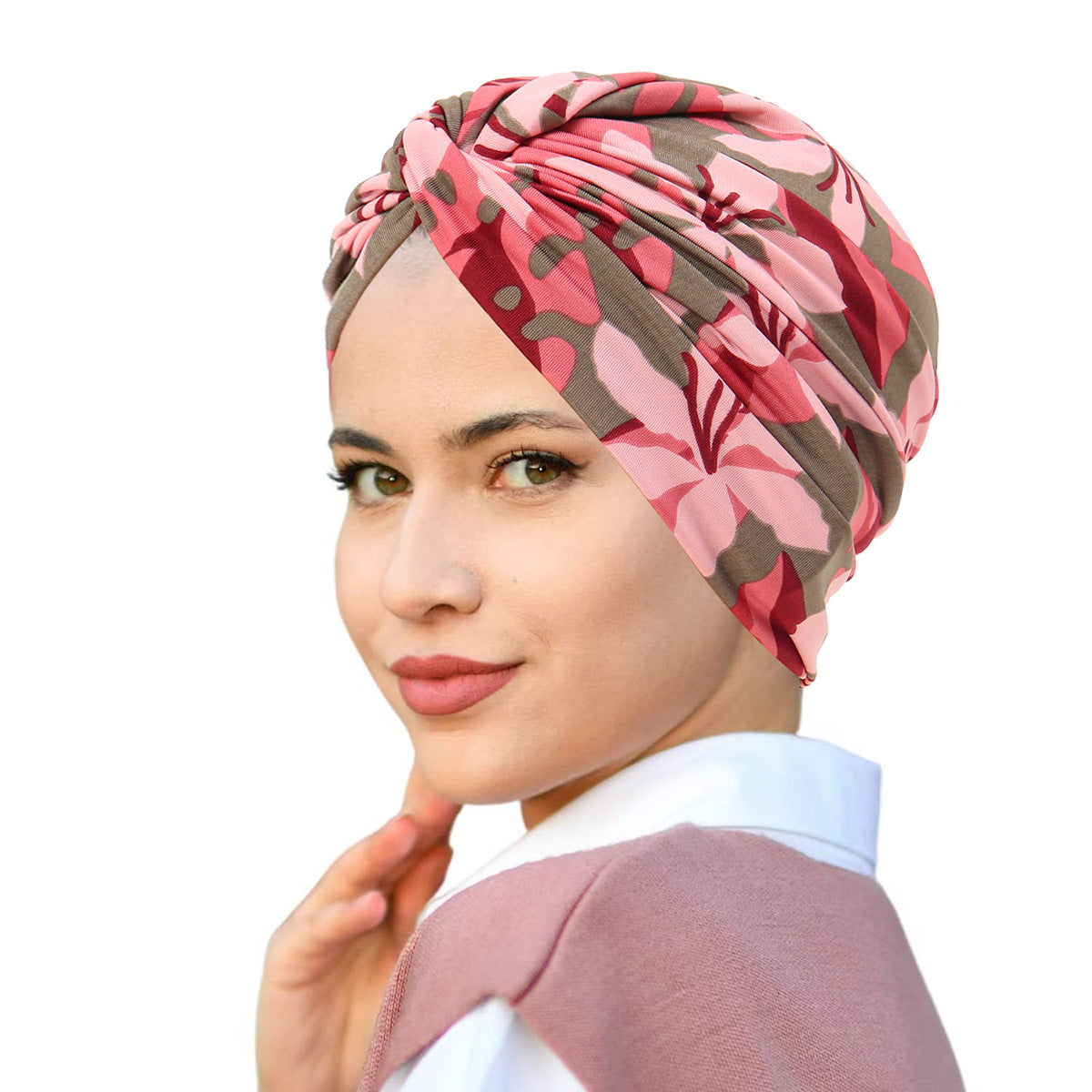 Printed Pullover Travel Hat Versatile Beanies