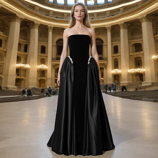 Strapless Maxi Dress