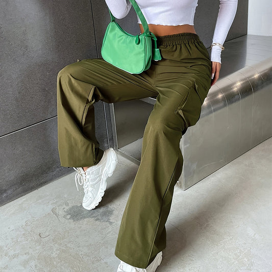 High-Waisted Wide-leg Pants