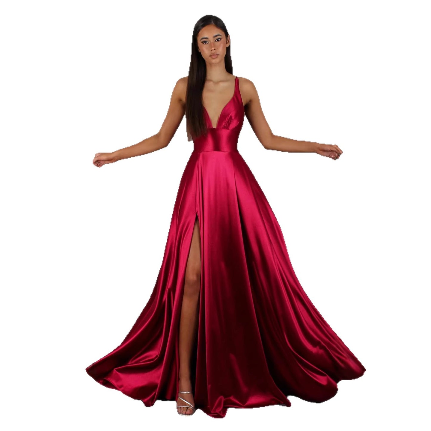 High Waist Long Dress