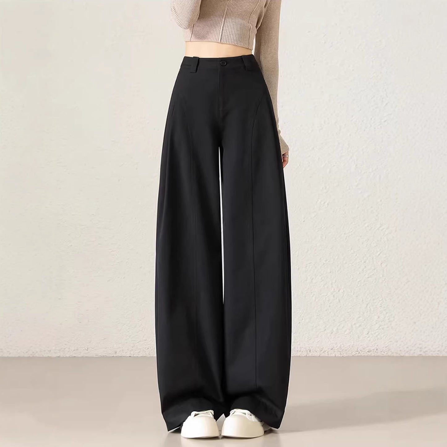 Loose Wide-Leg Pants