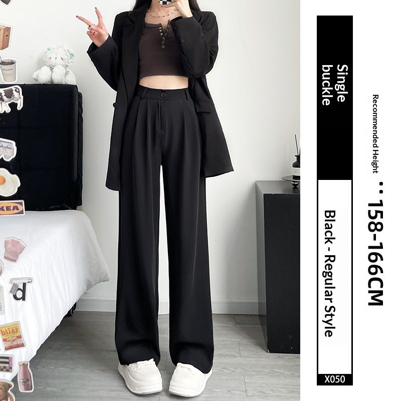 Drapey Straight-Leg Pants