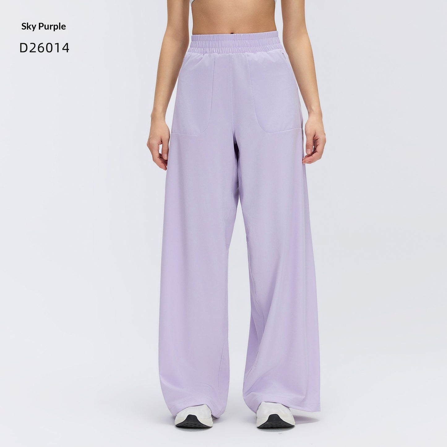 Drawstring Wide-leg Pants