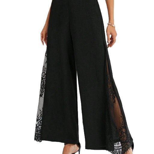 Lace Wide-leg Pants