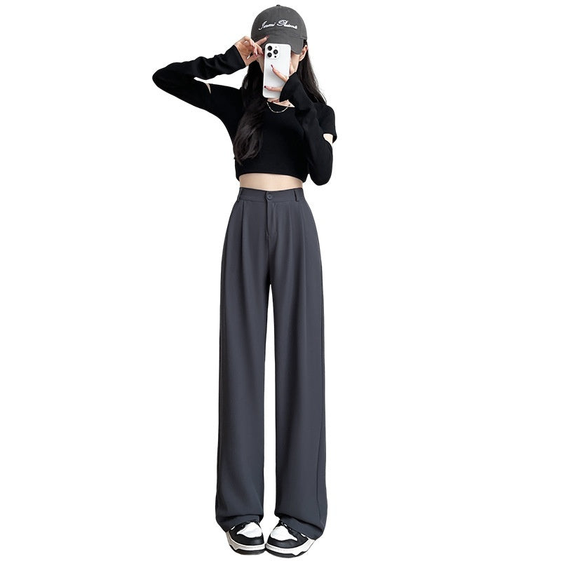 Drapey Straight-Leg Pants