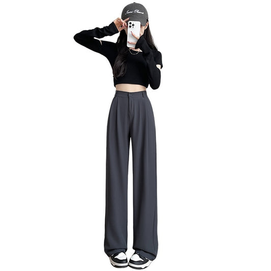 Drapey Straight-Leg Pants