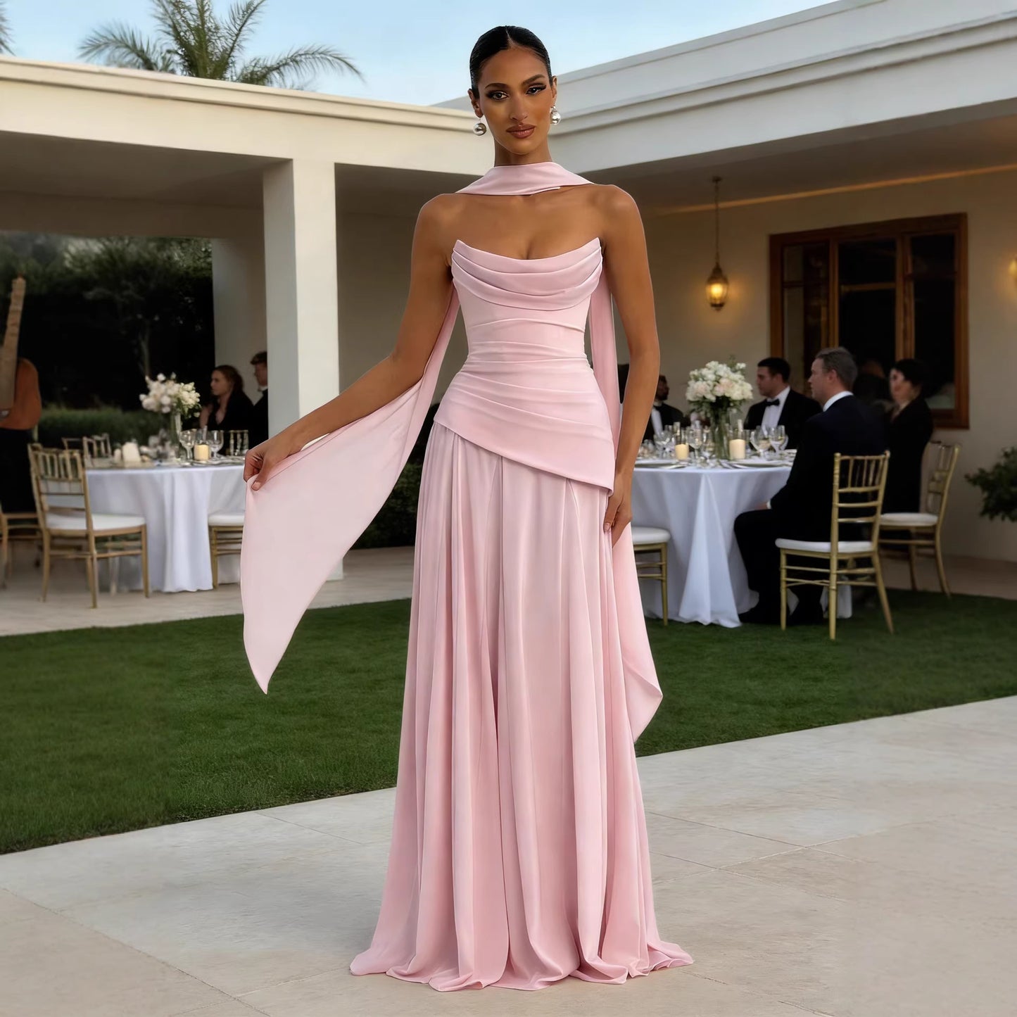 Irregular Bandage Dress