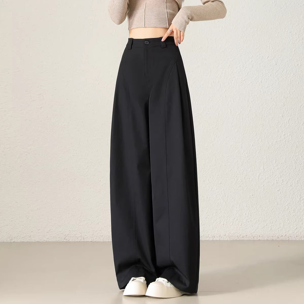 Loose Wide-Leg Pants