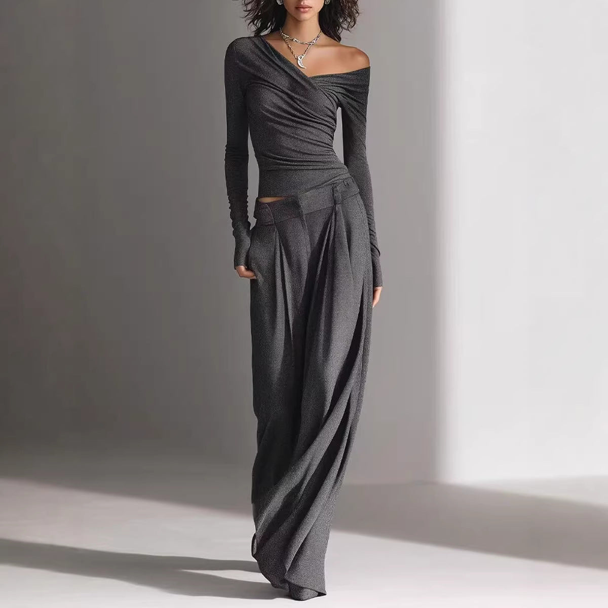 Pullover Loose Pants Set