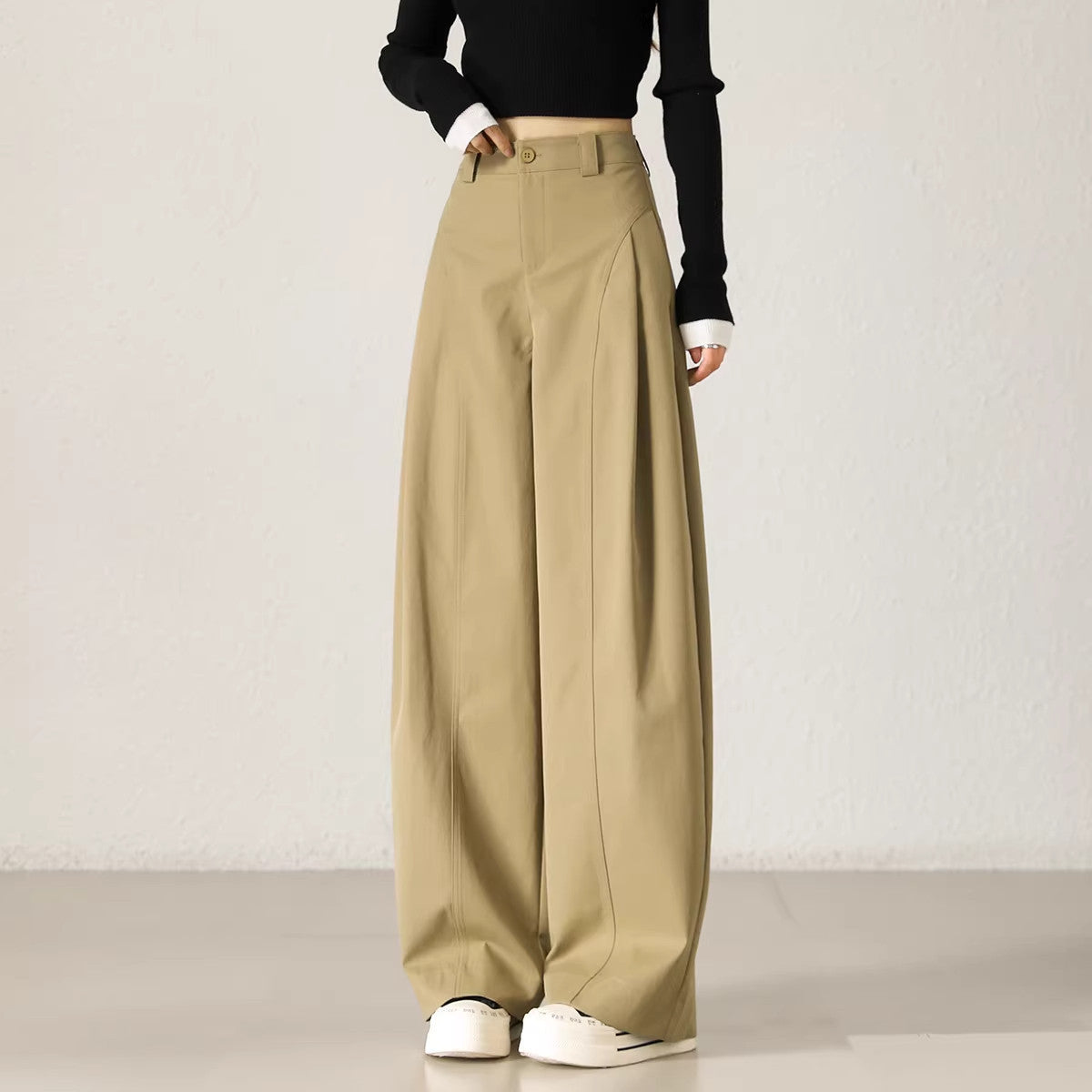 Loose Wide-Leg Pants