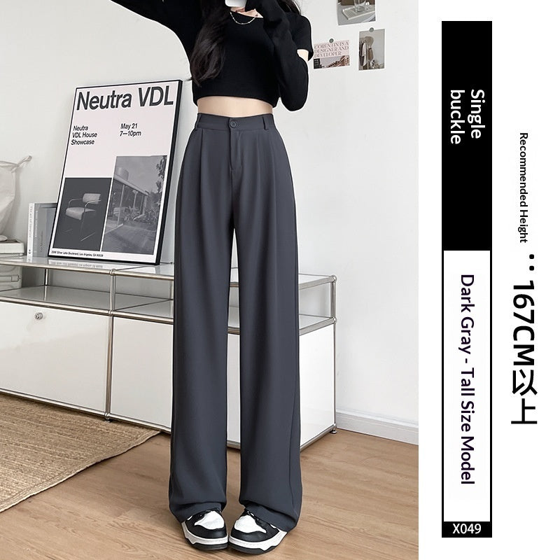 Drapey Straight-Leg Pants