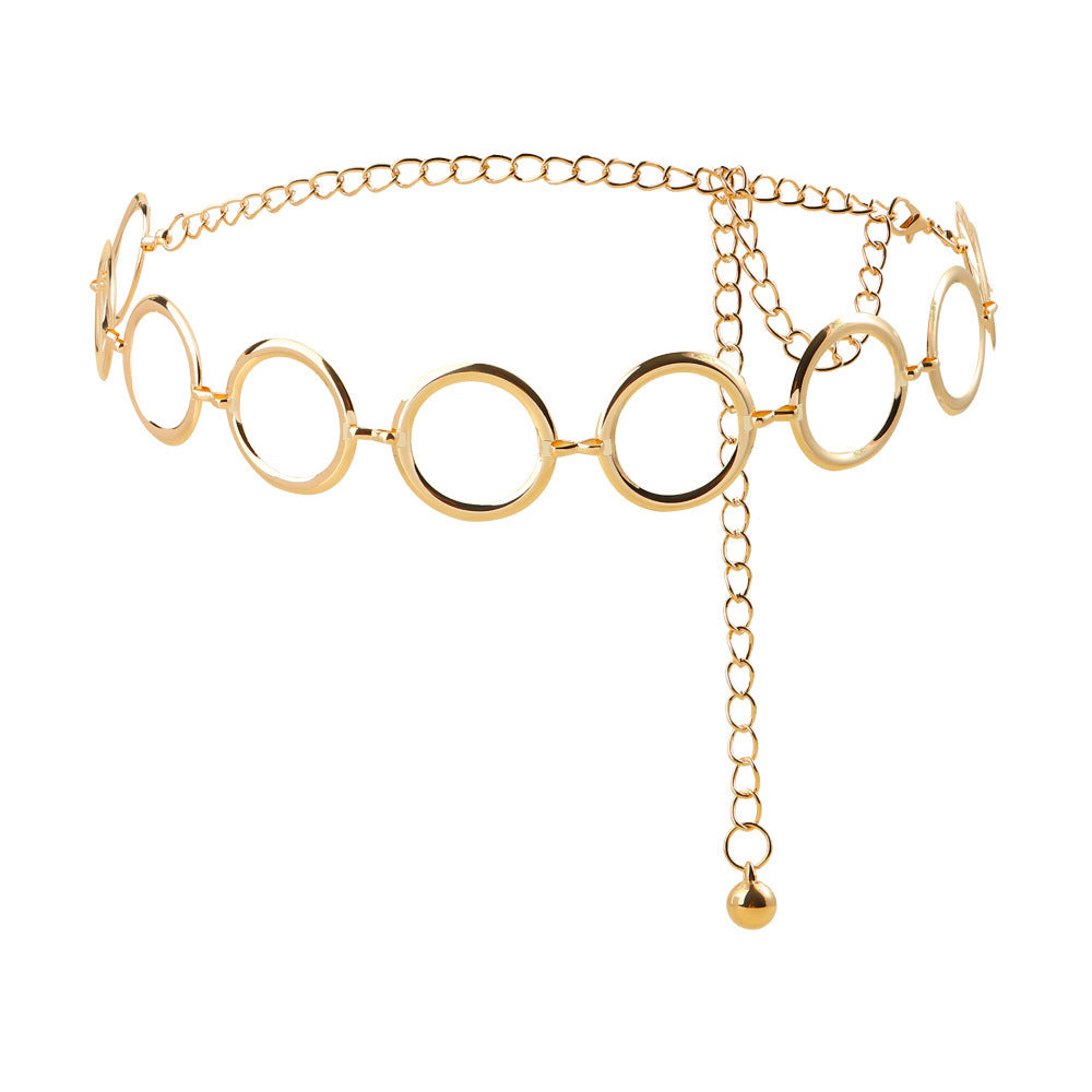 Metal Ring Waist Chain
