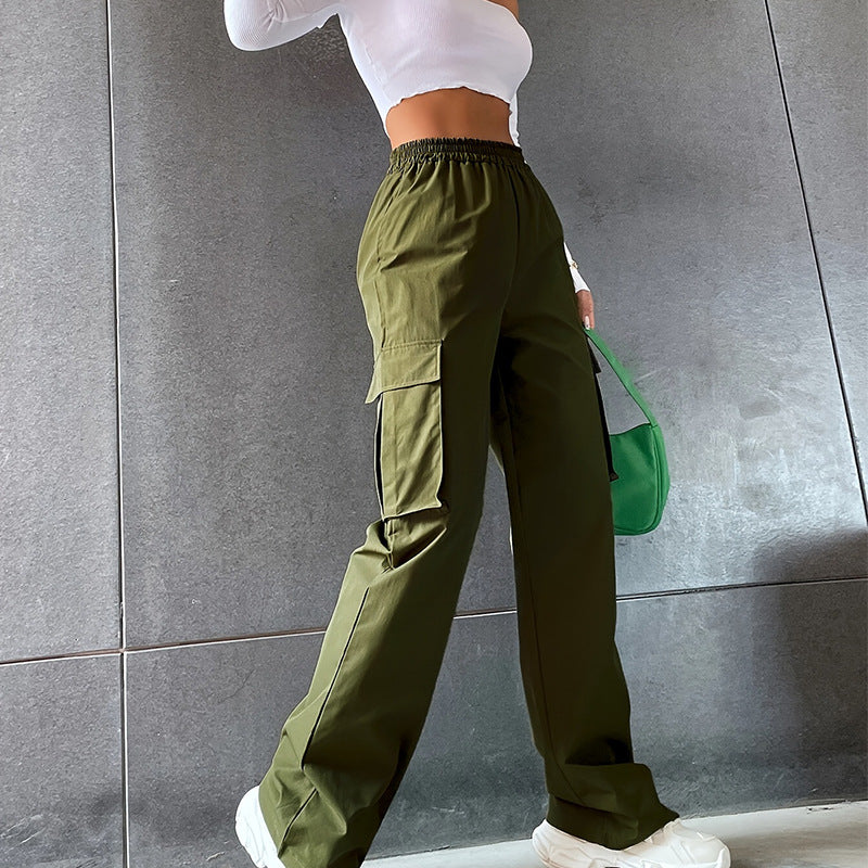 High-Waisted Wide-leg Pants