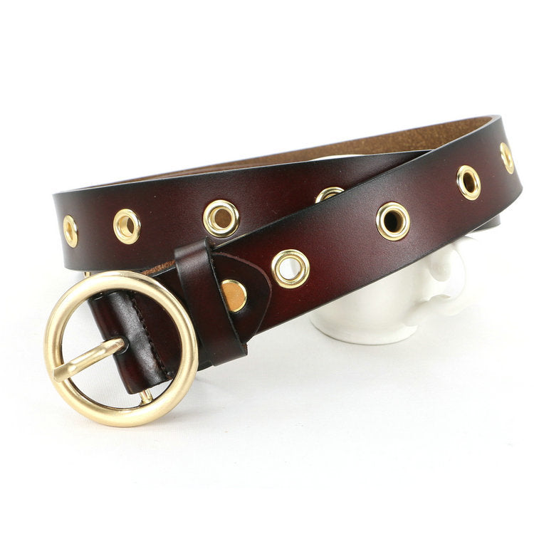 Round Buckle Belt