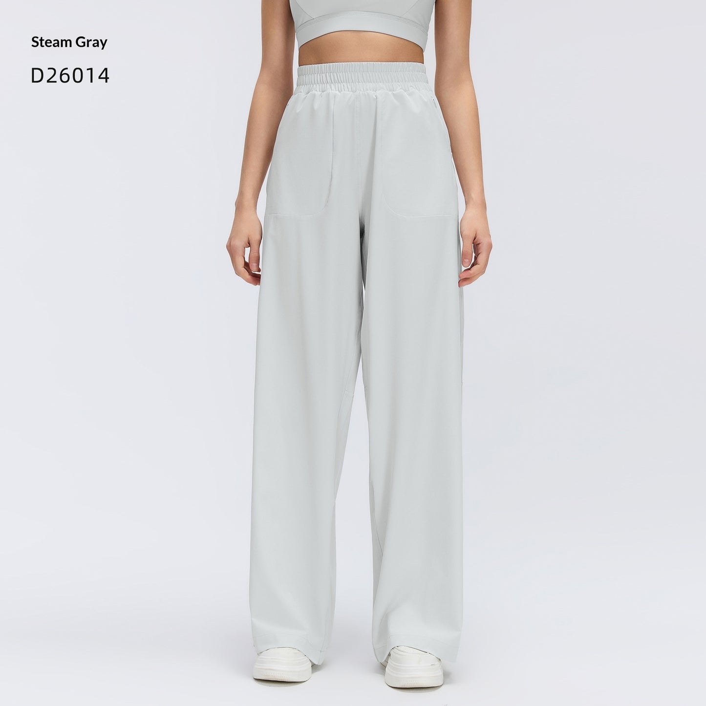 Drawstring Wide-leg Pants