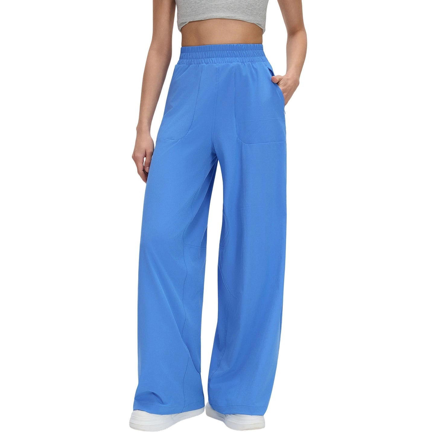 Drawstring Wide-leg Pants