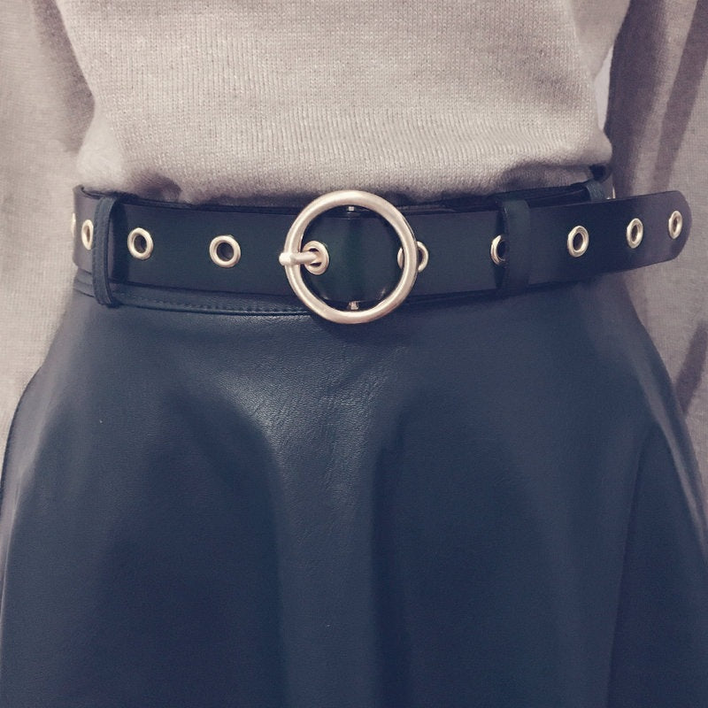Round Buckle Belt