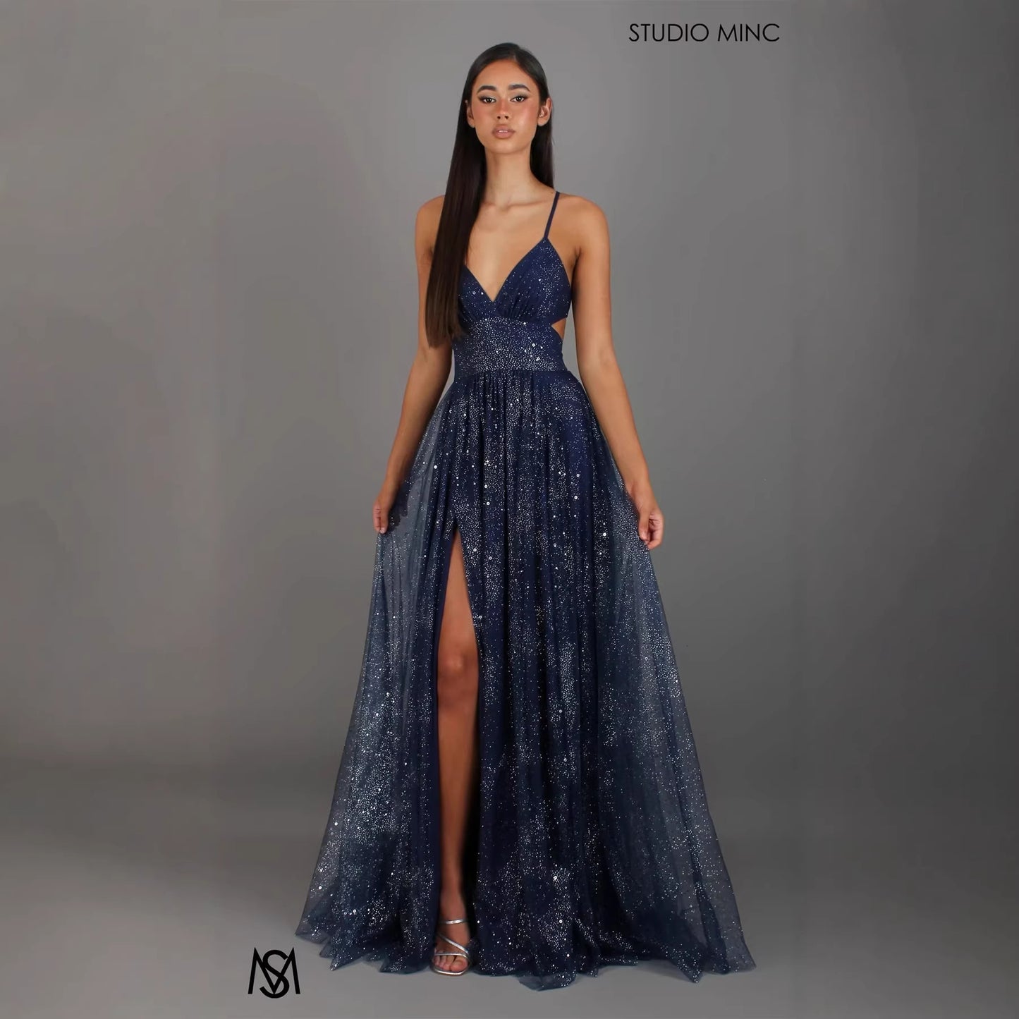 High Waist Extra Long Party Dress