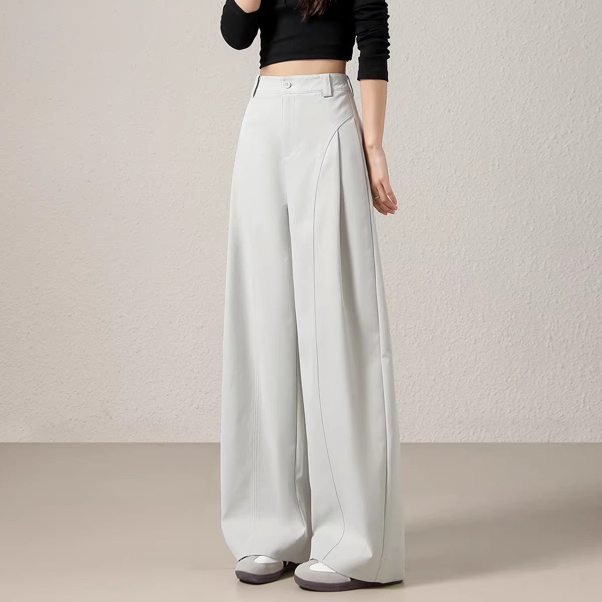 Loose Wide-Leg Pants