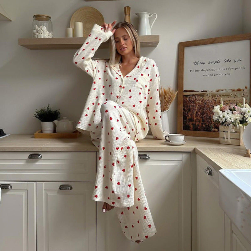 Cotton Love Printed Pajama Set